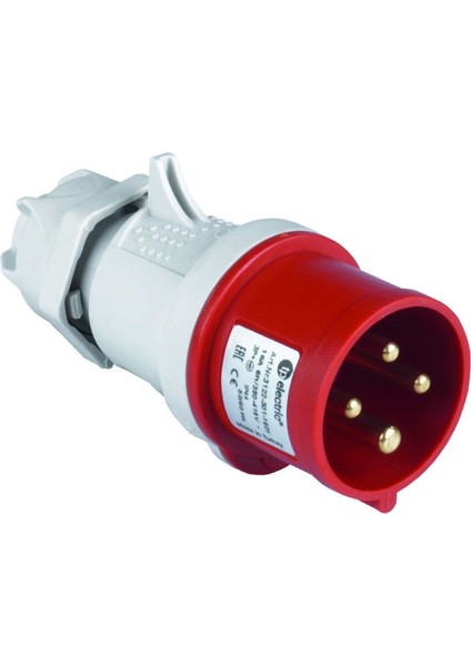 3126-301-1601 4X32A IP44-DÜZ Fiş (Pasolu)