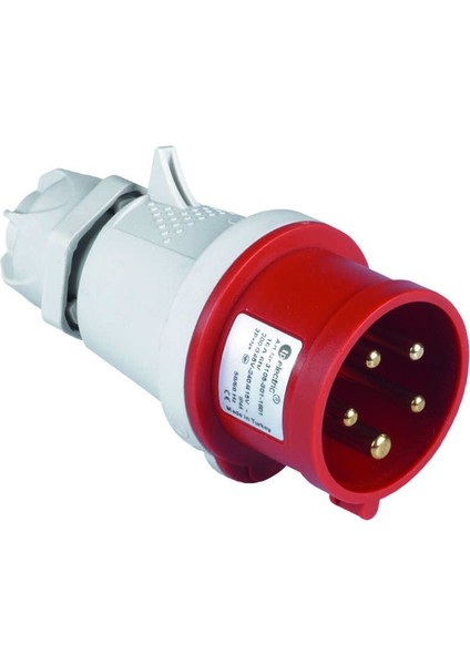 3105-301-1601 5X16A IP44-DÜZ Fiş (Pasolu)