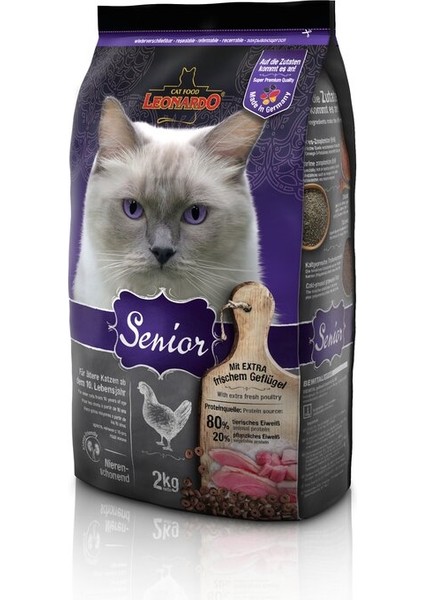 Senior 2 kg – Kümes Hayvanlı Yaşlı Kedi Kuru Maması