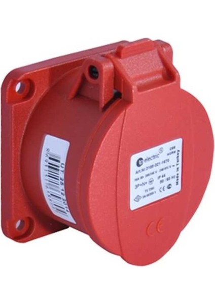 3105 321 1670 5X16A IP44 Makine Prizi (Düz) (70X70)