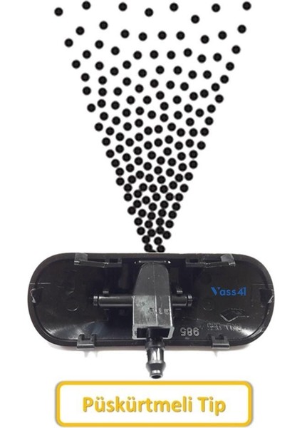 Vw Beetle 2012-2019 Ön Cam Su Fiskiye Memesi Püskürtmeli 5M0955985C