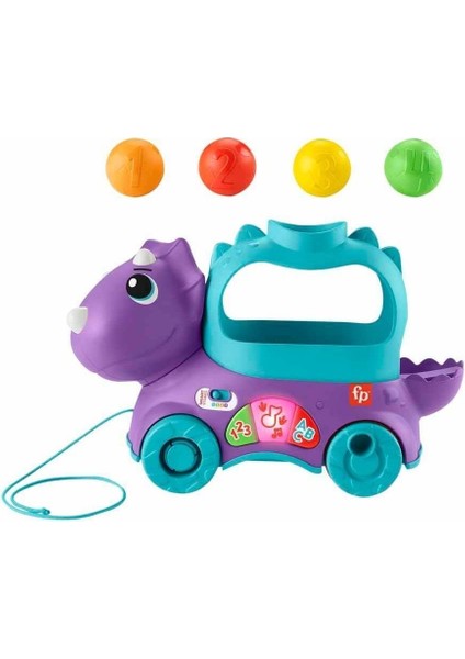 Fisher Price Sesli ve Işıklı Eğlenceli Dinozor HNR55