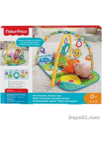 Fisher Price Mini Canavarlar Jimnastik Merkezi FNF23 5 Oyuncaklı