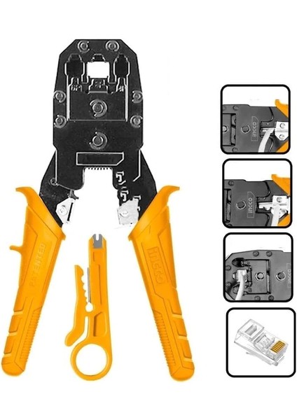 HMPC1468P Mini Yuvarlak Burun Pense 4.5" Modüler Buji Teli Kıvırıcı Sıyırıcı Kesici