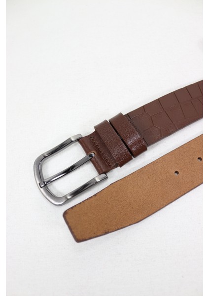 KARYA DERİ %100 Hakiki Kroko Deri Erkek Kemer 8004 fiyatları