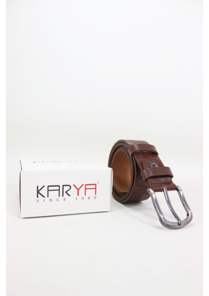 KARYA DERİ %100 Hakiki Kroko Deri Erkek Kemer 8004 modelleri