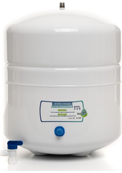 Trtank Su Arıtma Cihazı Metal Su Tankı 3.2 Galon (12 Litre)