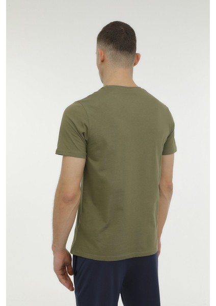 M-SN220 Bsc C T-Shırt 3fx Haki Erkek Kısa Kol T-Shirt
