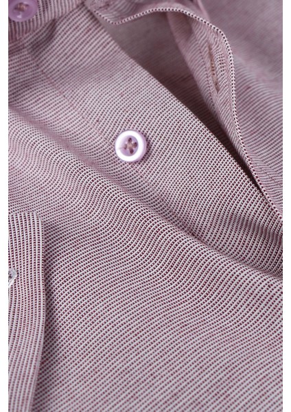 Erkek Pembe Keten Efektli Cepli Kısa Kollu Pamuklu Gömlek fiyatları