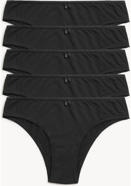 5'li Cotton Lycra® Brazilian Külot Seti