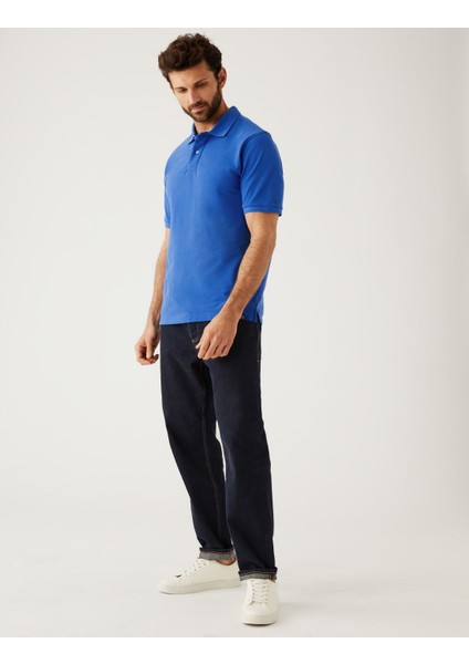 Marks & Spencer Saf Pamuklu Polo Yaka T-Shirt