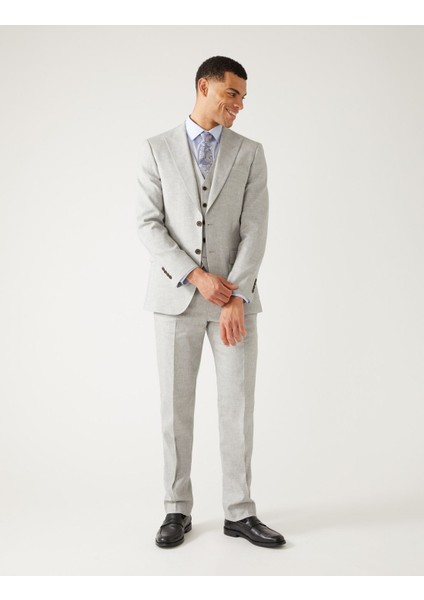 Tailored Fit Italian Linen Miracle™ Pantolon