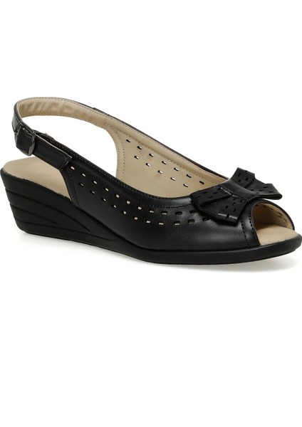 164353.Z3FX Siyah Kadın Comfort Sandalet