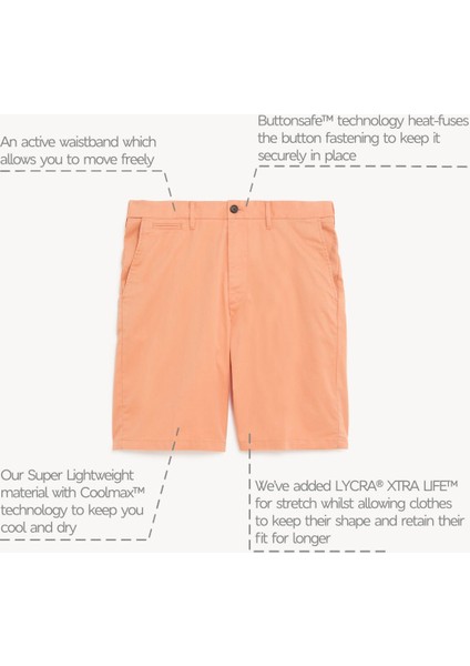 Regular Fit Chino Şort