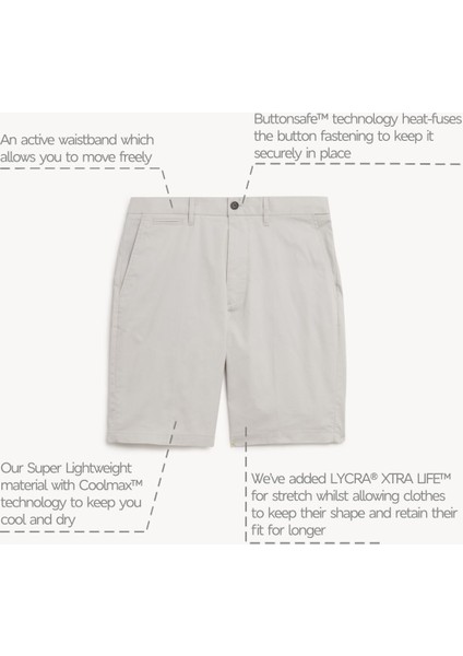 Regular Fit Chino Şort