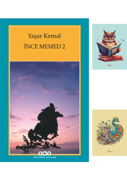 Yaşar Kemal - İnce Memed 2 + Not Defterli seti