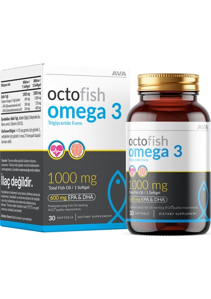 Octofish - Omega 3, Balık Yağı