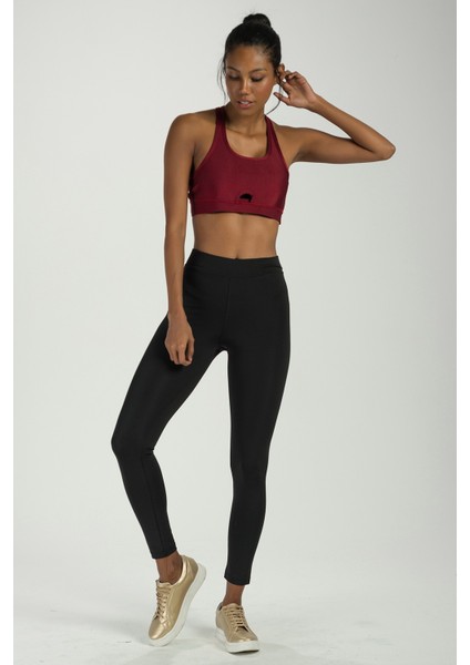 Siyah Yüksel Bel Tayt fırsatları