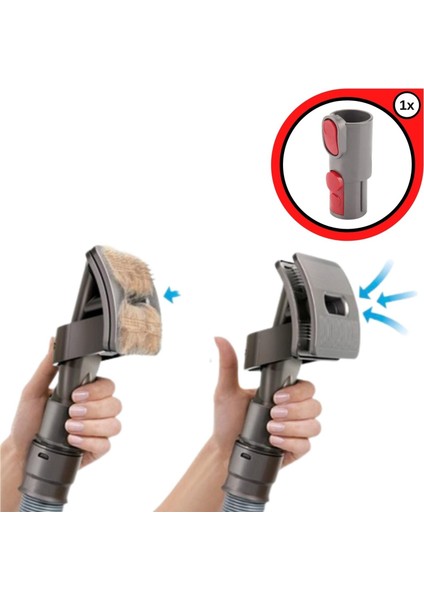 Dyson V8 Evcil Hayvan Temizleme Aparatı (Dyson V8 Şarjlı Süpürge Uyumlu)