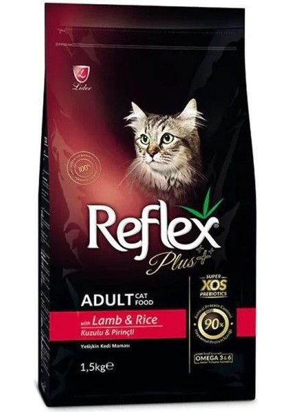 Reflex Plus Kuzulu Yetişkin Kedi Maması 1.5KG+500GR Hediye