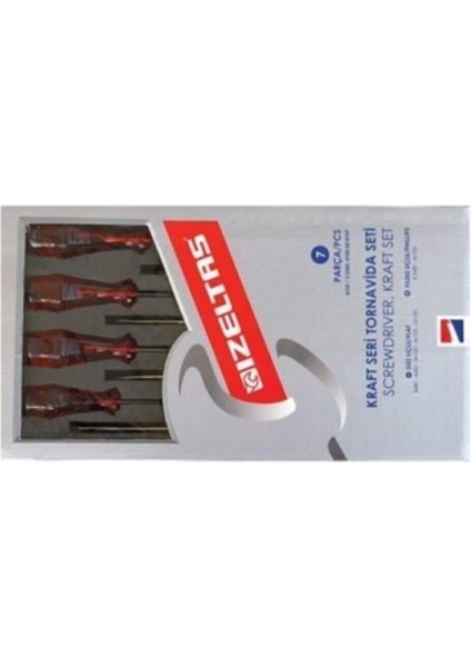 4100 00 8107 Tornavida Seti Kraft Seri 7 Parça fiyatları