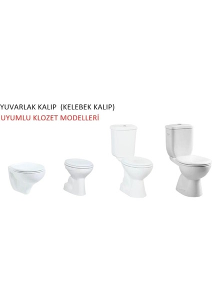 Çınar Pp Thermoplast Yavaş Kapanan Beyaz Klozet Kapağı KC0703.02.0000E