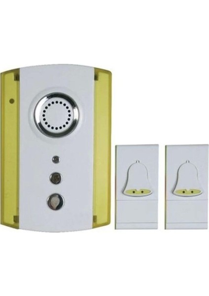 Kablosuz Kapı Zili Uzaktan Kumandalı Tek Zil + 2 Buton CT-203
