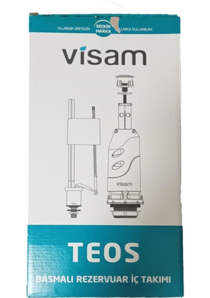 Teos Basmalı Klozet Rezervuar Iç Takım