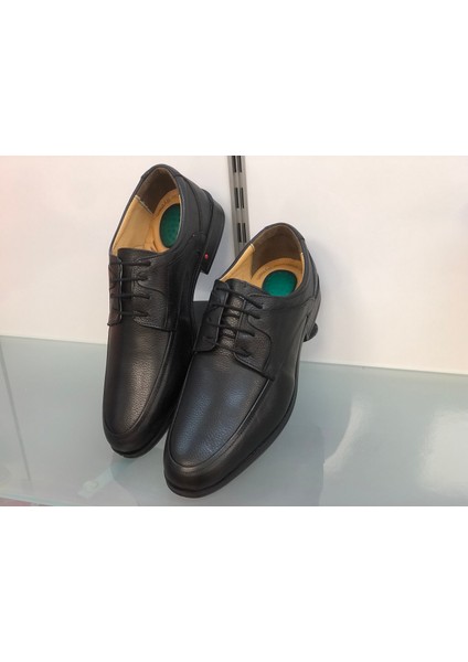 Tam Ortopedik Yumuşak Hakiki Deri Klasik Model Hafif Taban Erkek Baba Ayakkabısı