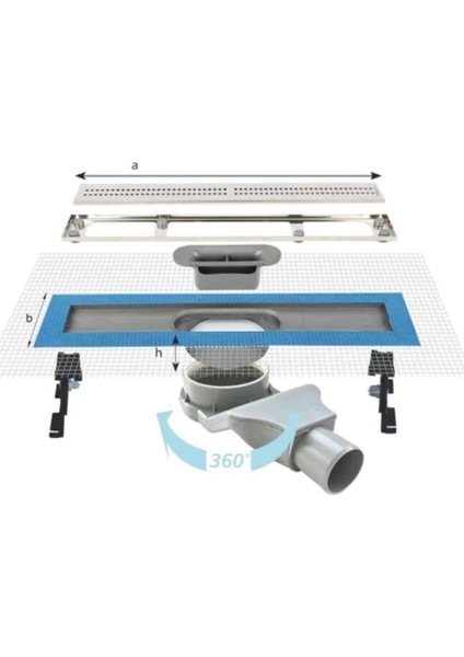 Line 2 Plaın Izgara 60 cm 1154-1036023-01