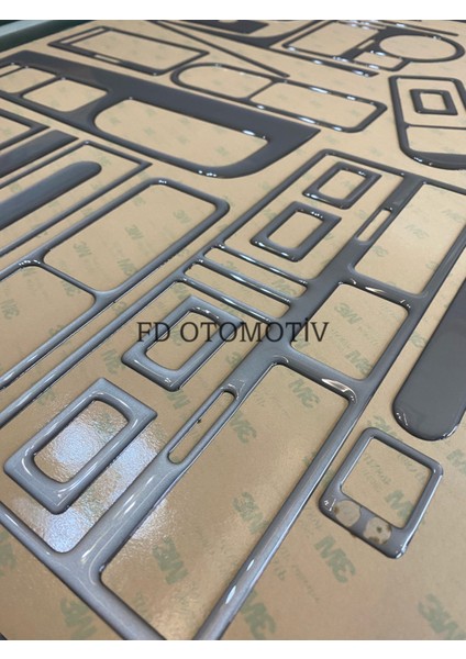 FD Otomotiv Volkswagen Bora / Gümüş Gri / Full Set Torpido Konsol Kaplama fiyatları