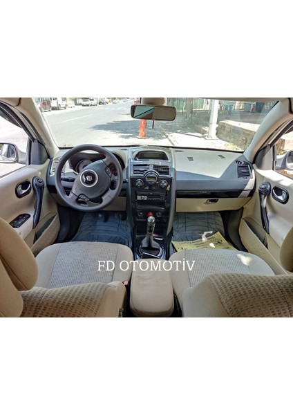 FD Otomotiv Renault Megane 2 Full Set Parlak Siyah Kaplama / Torpido Konsol Set fiyatları