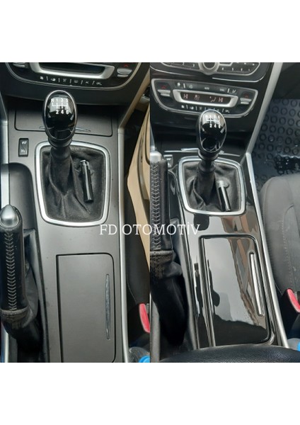 FD Otomotiv Renault Latıtude / Parlak Siyah Full Set / Torpido Konsol Kaplama