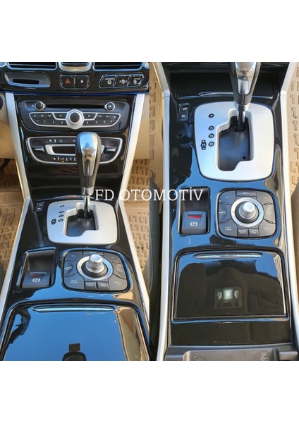 FD Otomotiv Renault Latıtude Full Set Parlak Siyah Kaplama / Torpido Konsol Set