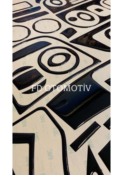 FD Otomotiv Citroen Nemo / Parlak Siyah Full Set / Torpido Konsol Maun Kaplama fırsatları