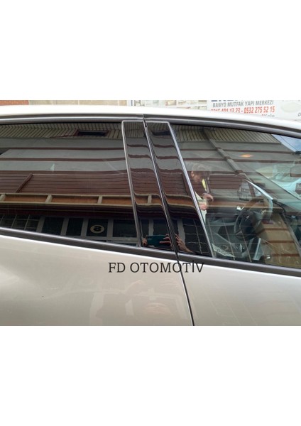 FD Otomotiv Renault Cilo 4 Hb Kapı Direği Kaplama Parlak Siyah Piano Black fırsatları