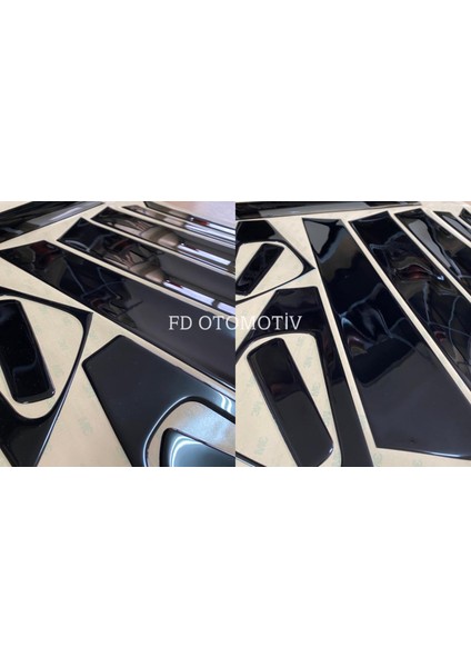 FD Otomotiv Renault Cilo 4 Hb Kapı Direği Kaplama Parlak Siyah Piano Black indirimleri