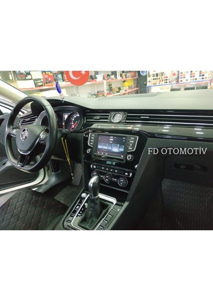 FD Otomotiv Volkswagen Passat B8 Parlak Siyah Piano Black Full Set Trim Torpido Konsol Kaplama fiyatları