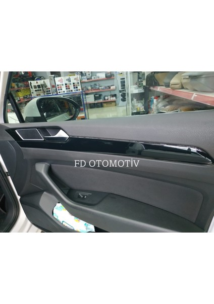 FD Otomotiv Volkswagen Passat B8 Parlak Siyah Piano Black Full Set Trim Torpido Konsol Kaplama fırsatları