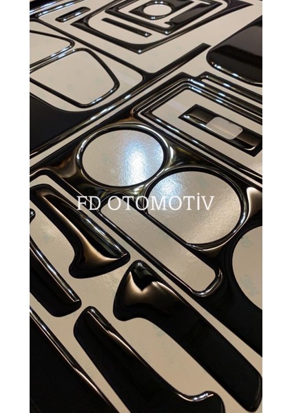 FD Otomotiv Opel Astra G / Full Set Piano Black Parlak Siyah / Torpido Maun Konsol Kaplama