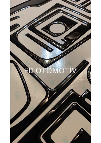 FD Otomotiv Opel Astra G / Full Set Piano Black Parlak Siyah / Torpido Maun Konsol Kaplama