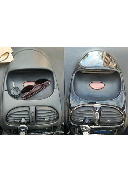 FD Otomotiv Peugeot 206 Parlak Siyah Kaplama Set