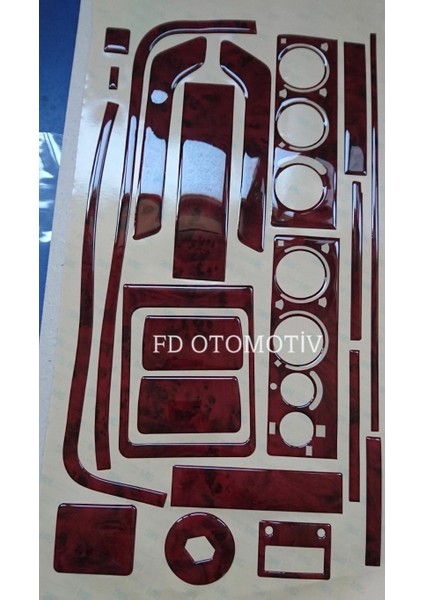 FD Otomotiv Renault 19 Maun Renk Torpido Konsol Maun Kaplama