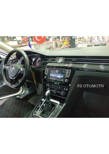 FD Otomotiv Volkswagen Passat B8 Parlak Siyah Full Set Torpido Konsol Kaplama fiyatları