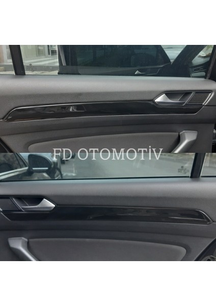 FD Otomotiv Volkswagen Passat B8 Parlak Siyah Full Set Torpido Konsol Kaplama fırsatları