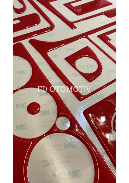 FD Otomotiv Opel Vectra B Parlak Kırmızı Renk Torpido Konsol Kaplama indirimleri