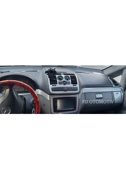 FD Otomotiv Mercedes Vito / Viano 2004 - 2013 Gümüş Gri Full Set Torpido Konsol Kaplama fiyatları