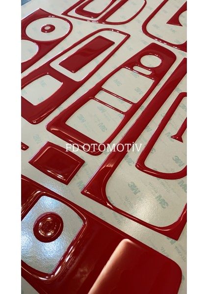 FD Otomotiv Fıat Linea Kırmızı Özel Renk Set Torpido Konsol Kaplama fiyatları