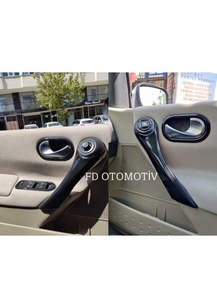 FD Otomotiv Renault Megane 2 Full Set Parlak Siyah Kaplama / Torpido Konsol Set indirimleri