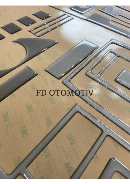FD Otomotiv Volkswagen Polo 9n 2002 - 2009 Gümüş Gri / Torpido Konsol Kaplama fırsatları